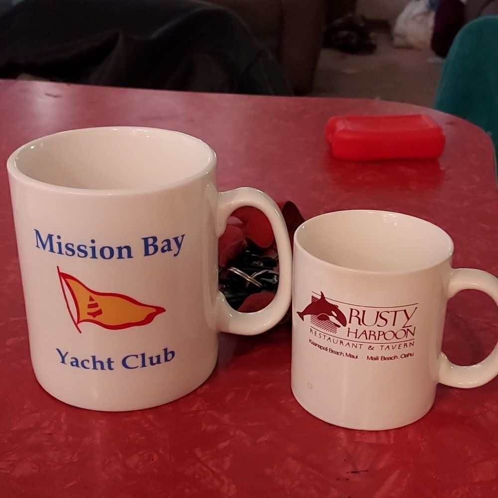 Large 24 oz. Mission Bay Yacht Club mug cup